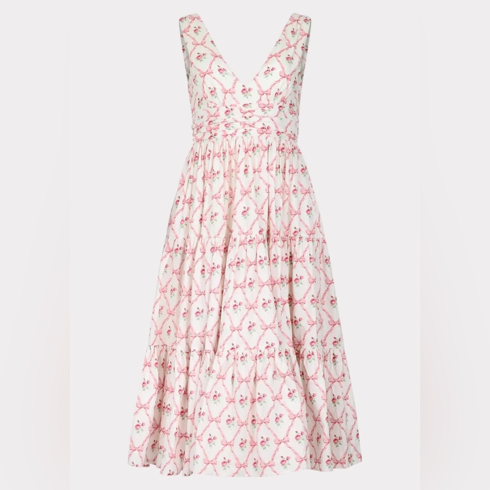 Jessakae Rosebud Pink Bow Coquette Balletcore Romantic Dress
